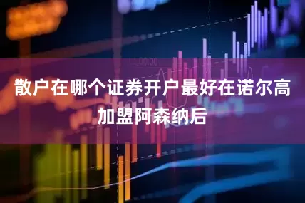 散户在哪个证券开户最好在诺尔高加盟阿森纳后